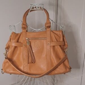 Honey By The Bumble Leather Satchel